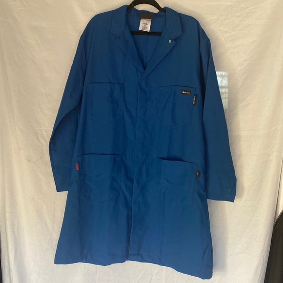 WORKRITE FR MAN’S LAB COAT - Picture 3 of 12